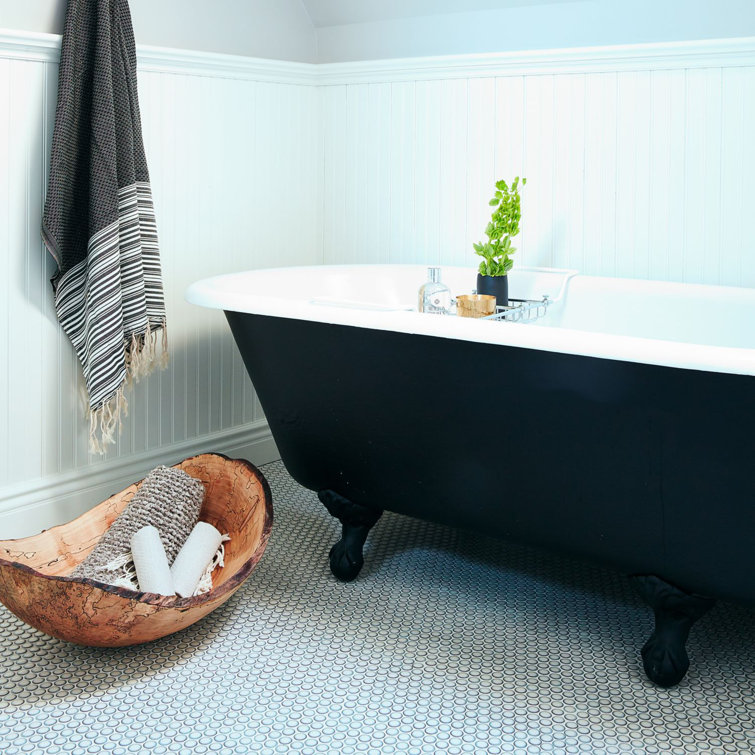 Ann Sacks Savoy Classic 12" x 12" Penny Mosaic Tile Perigold